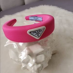 prada headband pink